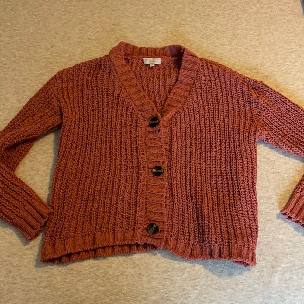 Chunky not super soft cardigan